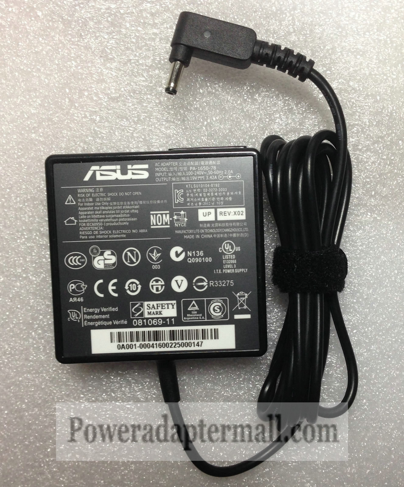 19V 3.42A Asus Zenbook Prime UX32VD pa-1650-78 AC Adapter